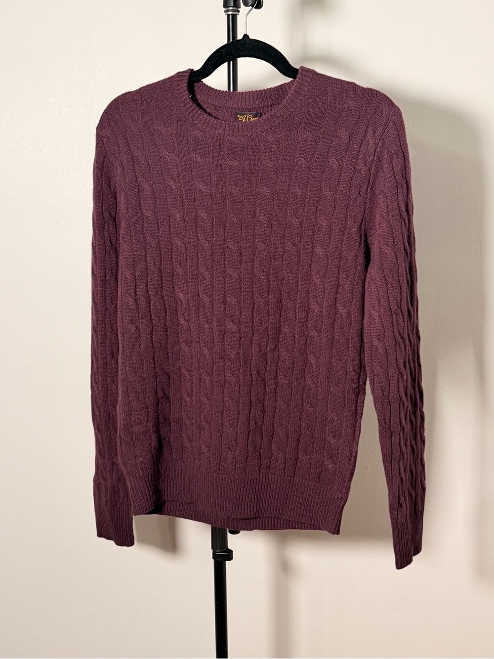 NWOT New Jcrew Cashmere cable-knit sweater